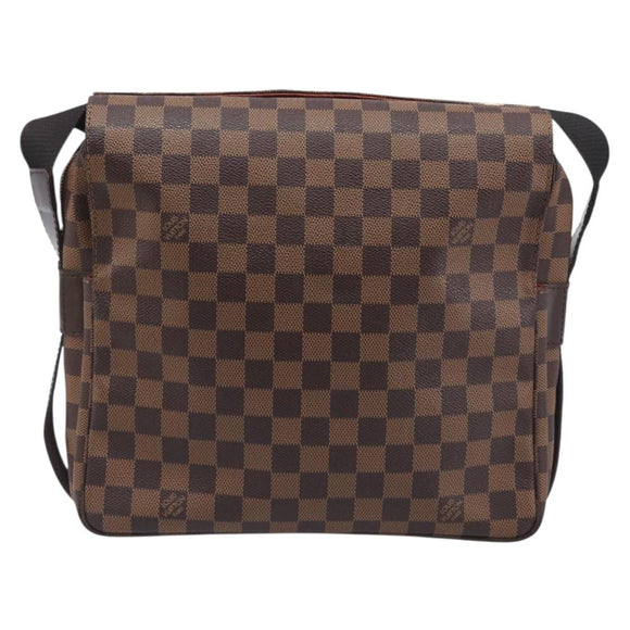 LOUIS VUITTON Damier Ebene Naviglio Shoulder Bag N45255 LV Auth ka7027V