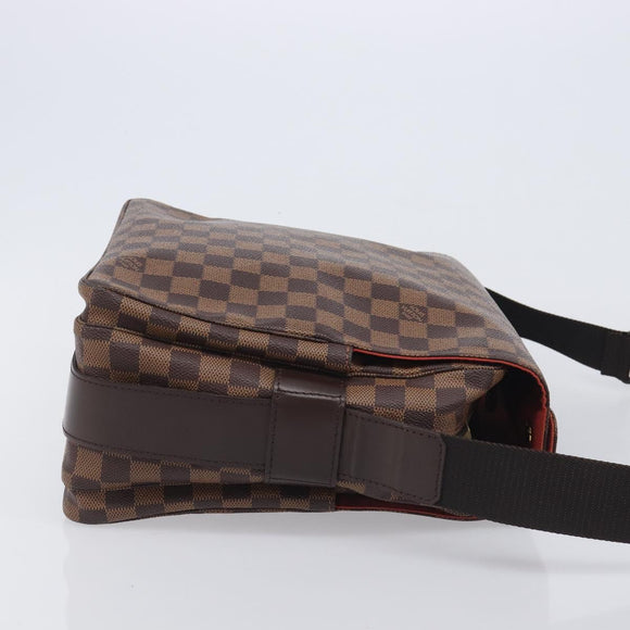 LOUIS VUITTON Damier Ebene Naviglio Shoulder Bag N45255 LV Auth ka7027V