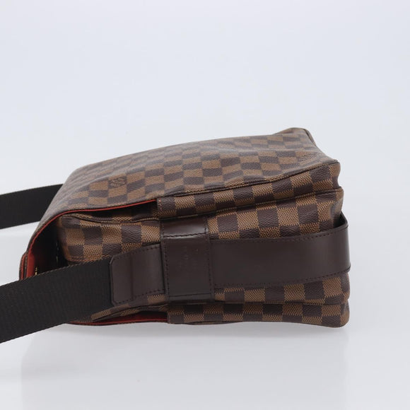 LOUIS VUITTON Damier Ebene Naviglio Shoulder Bag N45255 LV Auth ka7027V