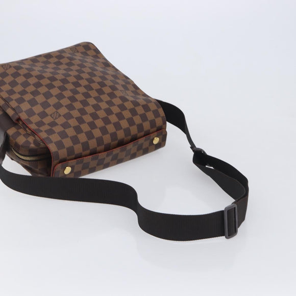LOUIS VUITTON Damier Ebene Naviglio Shoulder Bag N45255 LV Auth ka7027V