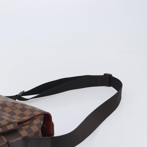 LOUIS VUITTON Damier Ebene Naviglio Shoulder Bag N45255 LV Auth ka7027V