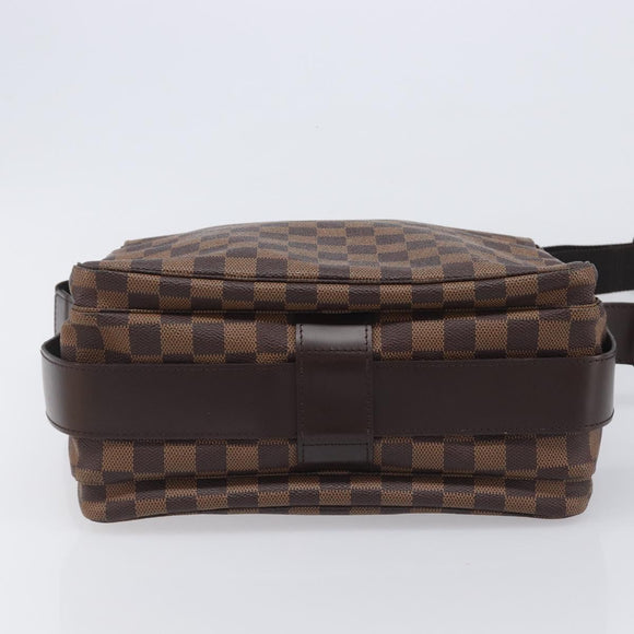 LOUIS VUITTON Damier Ebene Naviglio Shoulder Bag N45255 LV Auth ka7027V