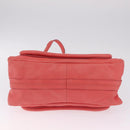 Chloe Paraty Hand Bag Leather 2way Pink Gold Auth ka7028A-11
