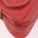 Chloe Paraty Hand Bag Leather 2way Pink Gold Auth ka7028A-15