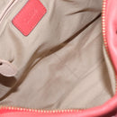 Chloe Paraty Hand Bag Leather 2way Pink Gold Auth ka7028A-19
