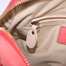 Chloe Paraty Hand Bag Leather 2way Pink Gold Auth ka7028A-22