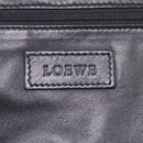 LOEWE Hand Bag Leather Green Silver Auth ka7029A-21