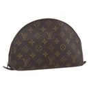LOUIS VUITTON Monogram Trousse Demi Ronde Cosmetic Pouch M47520 LV Auth ka703-1