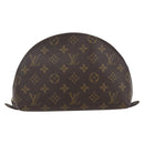 LOUIS VUITTON Monogram Trousse Demi Ronde Cosmetic Pouch M47520 LV Auth ka703-13