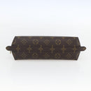 LOUIS VUITTON Monogram Trousse Demi Ronde Cosmetic Pouch M47520 LV Auth ka703-6