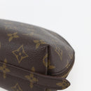 LOUIS VUITTON Monogram Trousse Demi Ronde Cosmetic Pouch M47520 LV Auth ka703-7