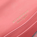 BURBERRY Nova Check Chain Shoulder Bag Canvas Leather Beige Gold Auth ka7030-20