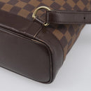 LOUIS VUITTON Damier Ebene Soho Backpack N51132 LV Auth ka7031-11