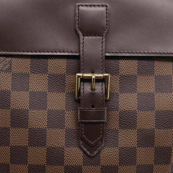 LOUIS VUITTON Damier Ebene Soho Backpack N51132 LV Auth ka7031