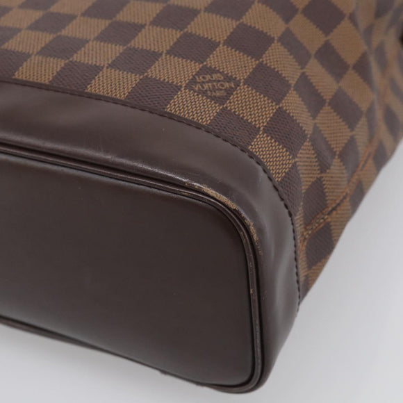 LOUIS VUITTON Damier Ebene Soho Backpack N51132 LV Auth ka7031