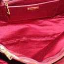 Miu Miu Tote Bag Leather 2way Pink Gold Auth ka7033A-18