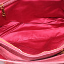 Miu Miu Tote Bag Leather 2way Pink Gold Auth ka7033A-27