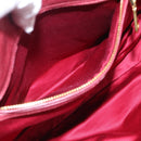 Miu Miu Tote Bag Leather 2way Pink Gold Auth ka7033A-29