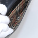 BURBERRY Hand Bag Leather Black Gold Auth ka7034-25