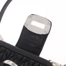Miu Miu Matelasse Shoulder Bag Leather Black Silver Auth ka7035M-18