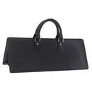 LOUIS VUITTON Epi Sac Tri Angle Hand Bag Black M52092 LV Auth ka7036-1