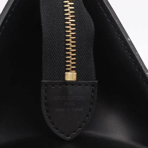 LOUIS VUITTON Epi Sac Tri Angle Hand Bag Black M52092 LV Auth ka7036