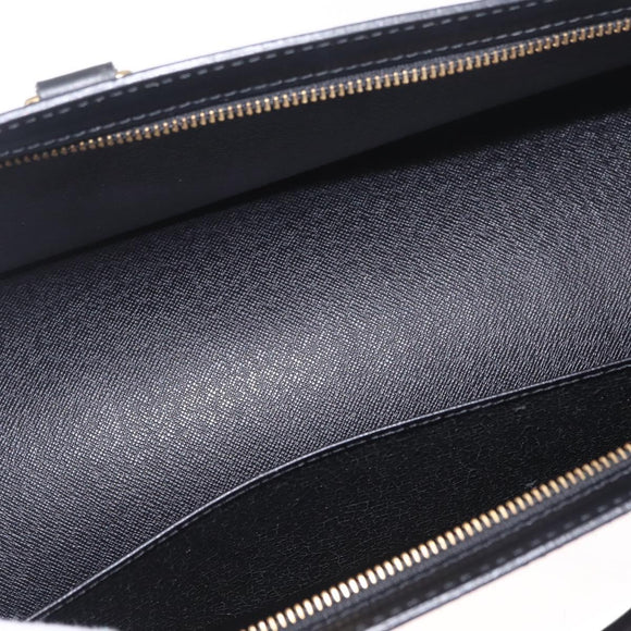 LOUIS VUITTON Epi Sac Tri Angle Hand Bag Black M52092 LV Auth ka7036