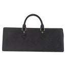 LOUIS VUITTON Epi Sac Tri Angle Hand Bag Black M52092 LV Auth ka7036-2