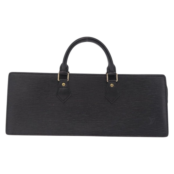 LOUIS VUITTON Epi Sac Tri Angle Hand Bag Black M52092 LV Auth ka7036