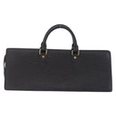 LOUIS VUITTON Epi Sac Tri Angle Hand Bag Black M52092 LV Auth ka7036-3