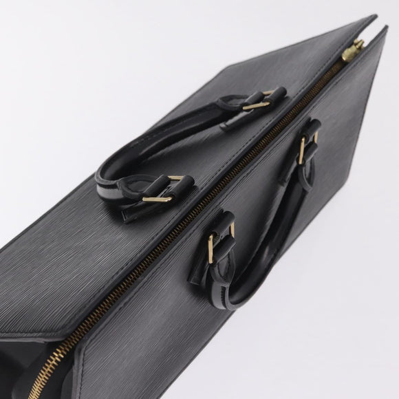 LOUIS VUITTON Epi Sac Tri Angle Hand Bag Black M52092 LV Auth ka7036
