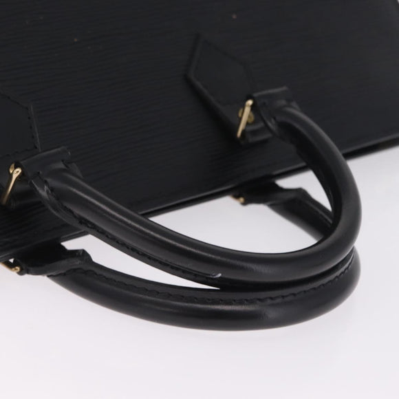 LOUIS VUITTON Epi Sac Tri Angle Hand Bag Black M52092 LV Auth ka7036