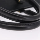 LOUIS VUITTON Epi Sac Tri Angle Hand Bag Black M52092 LV Auth ka7036-8