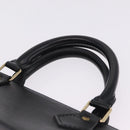 LOUIS VUITTON Epi Sac Tri Angle Hand Bag Black M52092 LV Auth ka7036-9