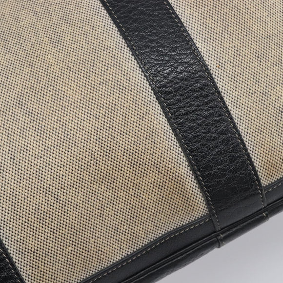 HERMES Garden Party PM Hand Bag Tower Ash Beige Silver Auth ka7037