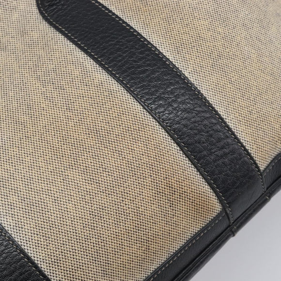 HERMES Garden Party PM Hand Bag Tower Ash Beige Silver Auth ka7037