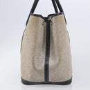 HERMES Garden Party PM Hand Bag Tower Ash Beige Silver Auth ka7037-5