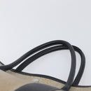 HERMES Garden Party PM Hand Bag Tower Ash Beige Silver Auth ka7037-8