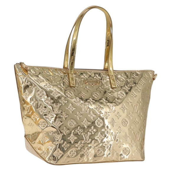 LOUIS VUITTON Monogram Miroir Bellevue GM Bag Gold Dore M95759 LV Auth ka7038M
