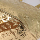 LOUIS VUITTON Monogram Miroir Bellevue GM Bag Gold Dore M95759 LV Auth ka7038M-14