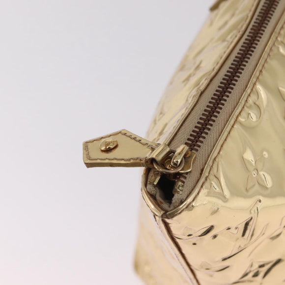 LOUIS VUITTON Monogram Miroir Bellevue GM Bag Gold Dore M95759 LV Auth ka7038M