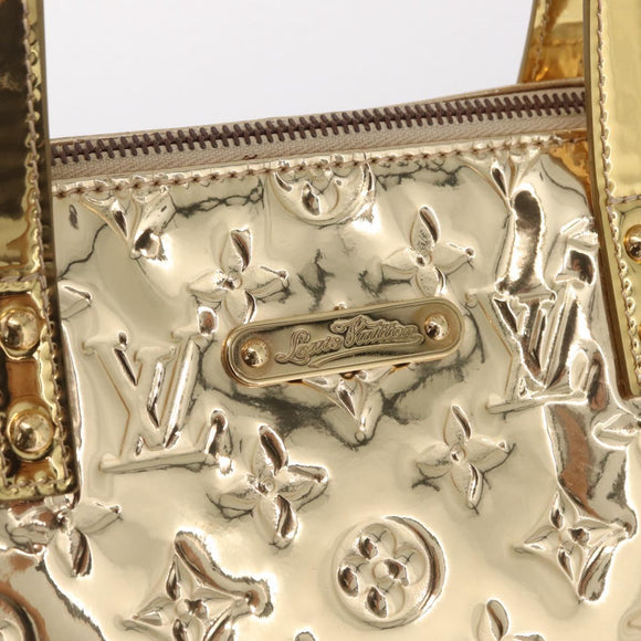 LOUIS VUITTON Monogram Miroir Bellevue GM Bag Gold Dore M95759 LV Auth ka7038M