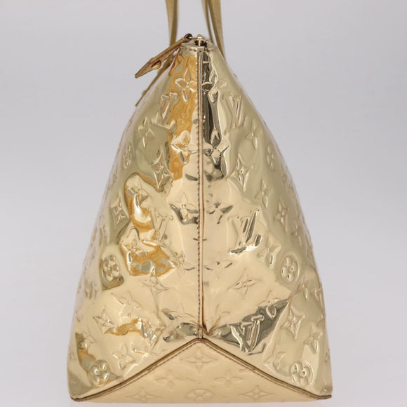 LOUIS VUITTON Monogram Miroir Bellevue GM Bag Gold Dore M95759 LV Auth ka7038M