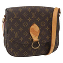 LOUIS VUITTON Monogram Saint Cloud GM Shoulder Bag M51242 LV Auth ka704-1