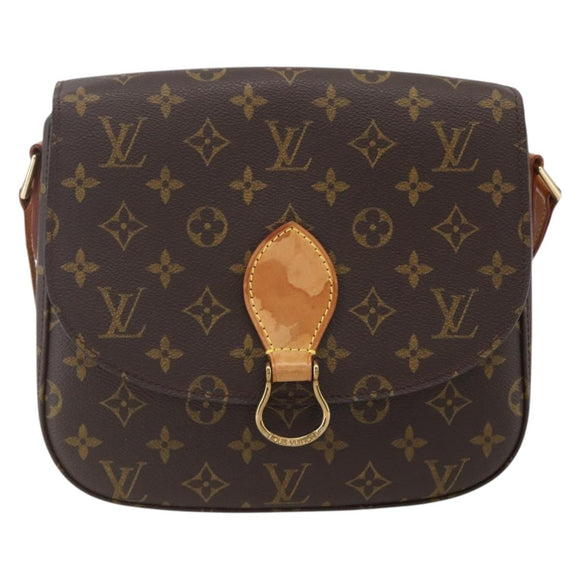 LOUIS VUITTON Monogram Saint Cloud GM Shoulder Bag M51242 LV Auth ka704