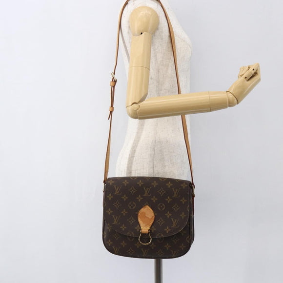 LOUIS VUITTON Monogram Saint Cloud GM Shoulder Bag M51242 LV Auth ka704