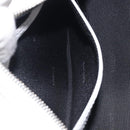 LOEWE Sender Hand Bag Leather White Silver Auth ka7041-24