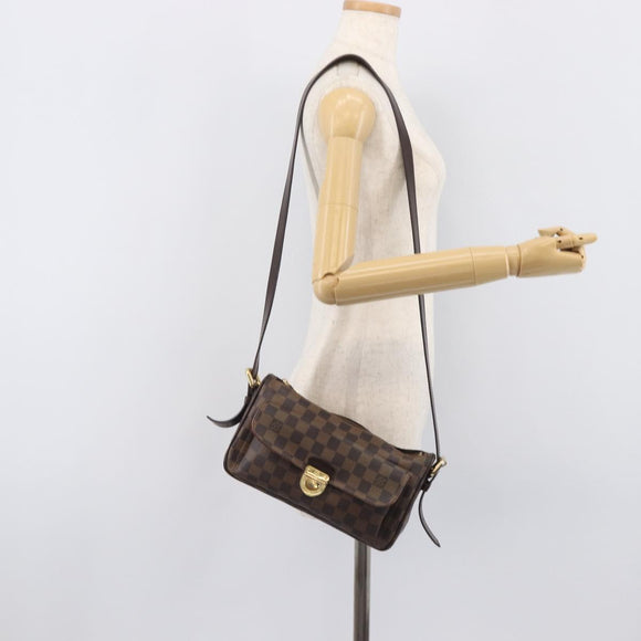 LOUIS VUITTON Damier Ebene Ravello GM Shoulder Bag N60006 LV Auth ka7042A