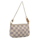 LOUIS VUITTON Damier Azur Mini Pochette Accessoires Pouch N63005 LV Auth ka7044-1