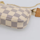 LOUIS VUITTON Damier Azur Mini Pochette Accessoires Pouch N63005 LV Auth ka7044-10